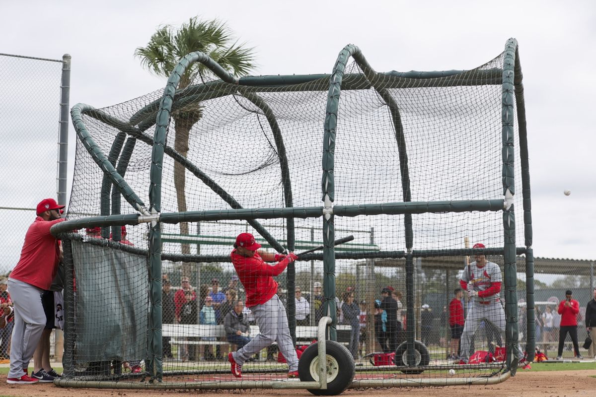 St. Louis Cardinals first baseman Willson Contreras (40) is bigger than ever, hoping to produce power numbers to match in 2025. Mandatory Credit: Sam Navarro-Imagn Images