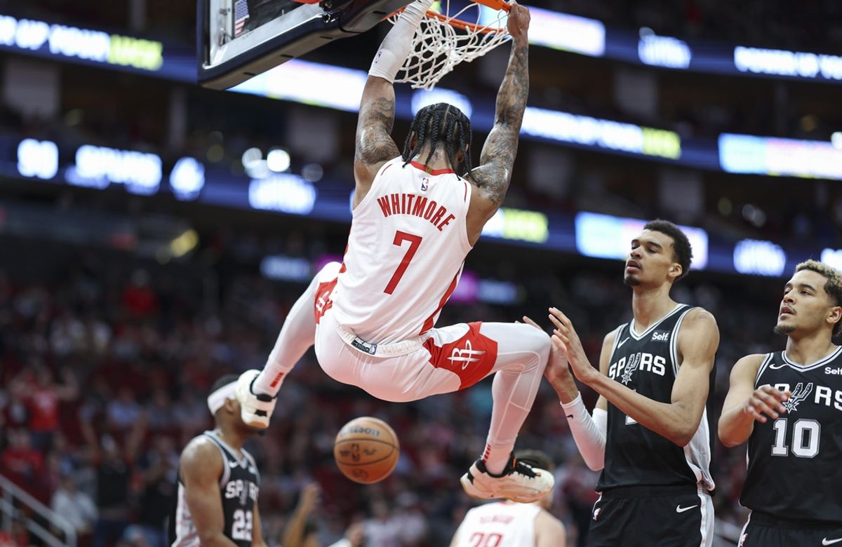 Get to Know: Houston Rockets forward Cam Whitmore is one our picks for breakout players in the Southwest. San Antonio Spurs center Victor Wembanyama (1) needs no formal introduction after winning NBA Rookie of the Year last season. Mandatory Credit: Troy Taormina-Imagn Images