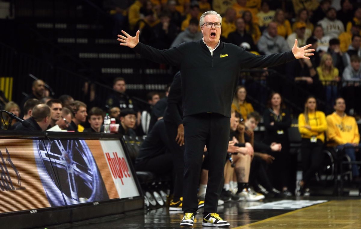 Iowa   s coach Fran McCaffery reacts during the game against Illinois Sunday, March 10, 2024 at Carver-Hawkeye Arena in Iowa City, Iowa.