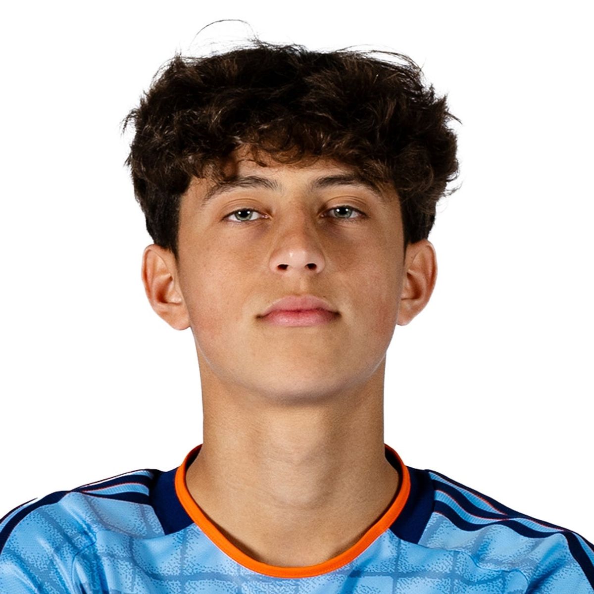Feb 27, 2024; New York, NY, USA; New York City FC Zidane Yanez poses for a photo during media day. Mandatory Credit: MLS via Imagn Images