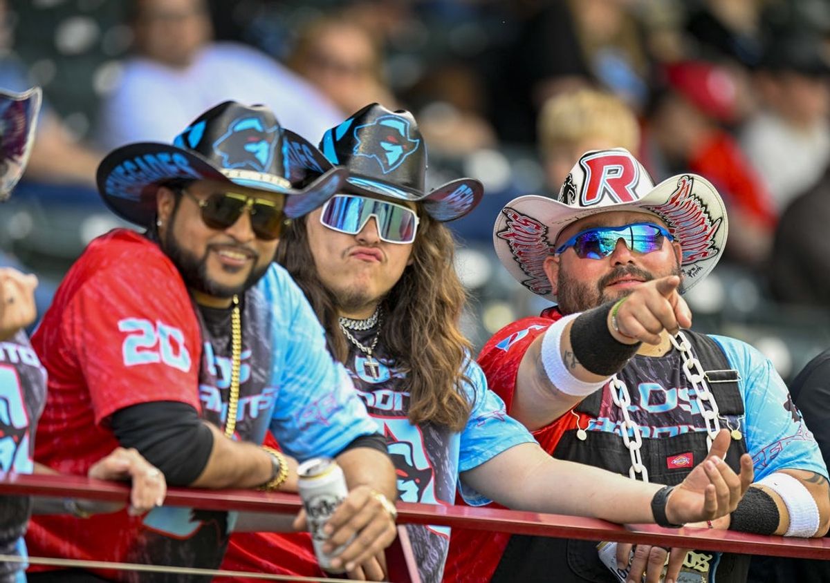 Mar 30, 2024; Arlington, TX, USA; A view of Arlington Renegades fans during the second half of the game against the Birmingham Stallions at Choctaw Stadium. Mandatory Credit: Jerome Miron-USA TODAY Sports