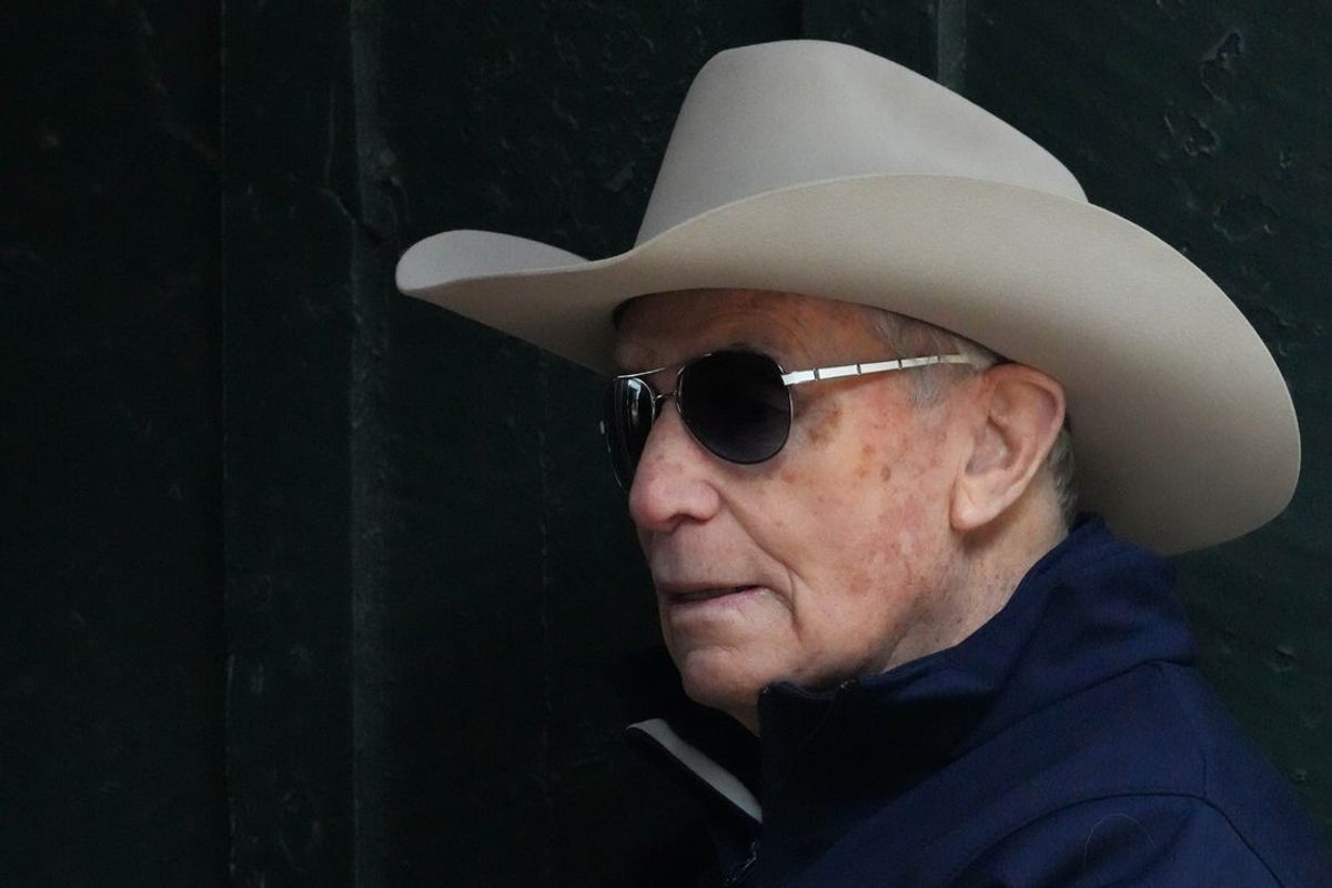 May 13, 2024; Baltimore, Maryland, USA; Trainer D. Wayne Lukas in the Preakness Stakes barn this morning at Pimlico Race Course. Mandatory Credit: Mitch Stringer-Imagn Images