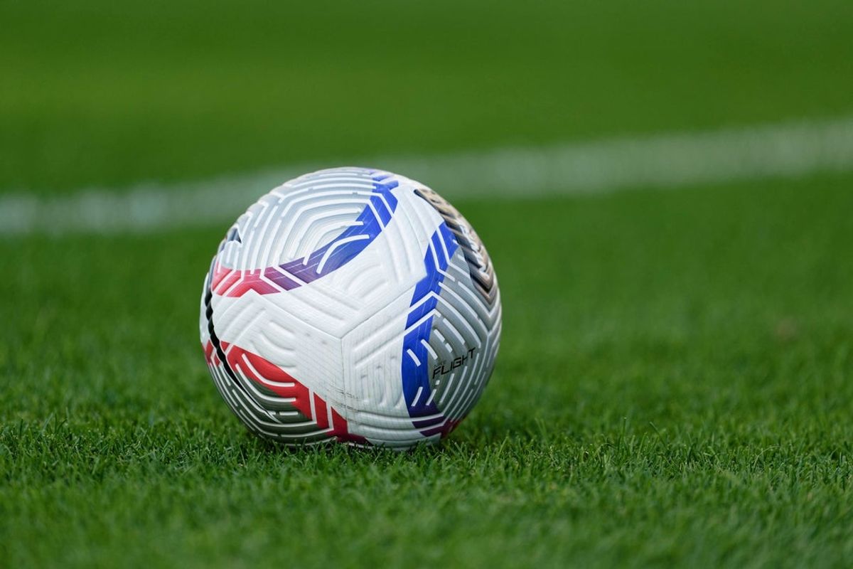 May 12, 2024; Bridgeview, Illinois, USA;  A general view of a soccer ball during a NWSL game between the Utah Royals and the Chicago Red Stars at SeatGeek Stadium. Mandatory Credit: Jamie Sabau-Imagn Images