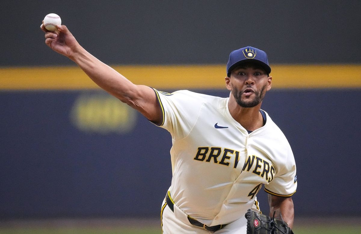 Milwaukee Brewers pitcher Joe Ross (41) throws during the first inning of their game against the Pittsburgh Pirates Tuesday, May 14, 2024 at American Family Field in Milwaukee, Wisconsin.