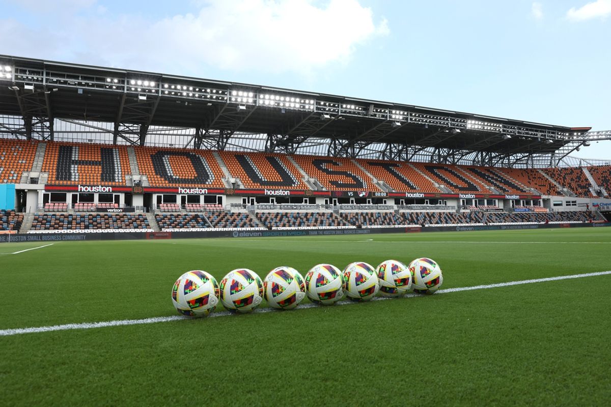 May 18, 2024; Houston, Texas, USA; A general view of Shell Energy Stadium before the match between FC Dallas and Houston Dash. Mandatory Credit: Troy Taormina-USA TODAY Sports
