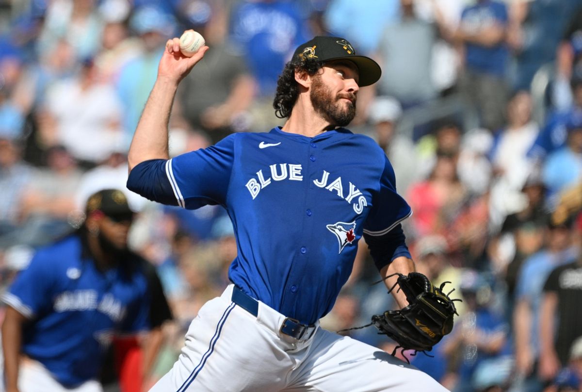 May 19, 2024; Toronto, Ontario, CAN;  Toronto Blue Jays relief pitcher Jordan Romano (68) delivers a pitch against the Tampa Bay Rays in the ninth inning at Rogers Centre. Mandatory Credit: Dan Hamilton-Imagn Images