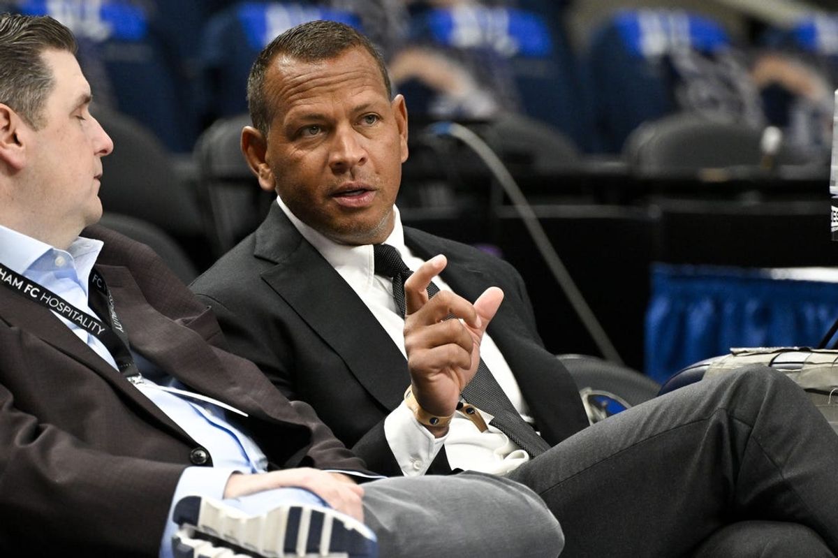 May 26, 2024; Dallas, Texas, USA; Minnesota Timberwolves minority owner Alex Rodriguez before the game between the Dallas Mavericks and the Minnesota Timberwolves in game three of the western conference finals for the 2024 NBA playoffs at American Airlines Center. Mandatory Credit: Jerome Miron-USA TODAY Sports