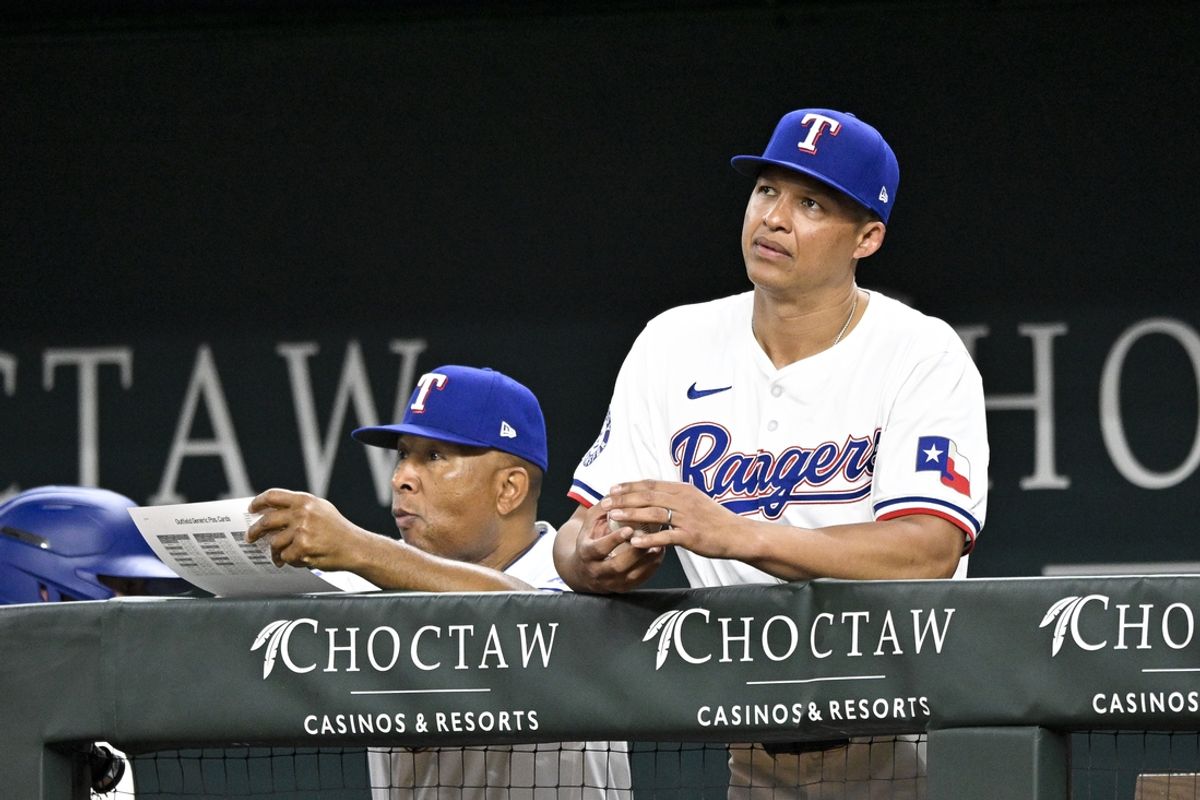 Former Rangers associate manager Will Venable was named manager of the Chicago White Sox on Thursday. Mandatory Credit: Jerome Miron-Imagn Images