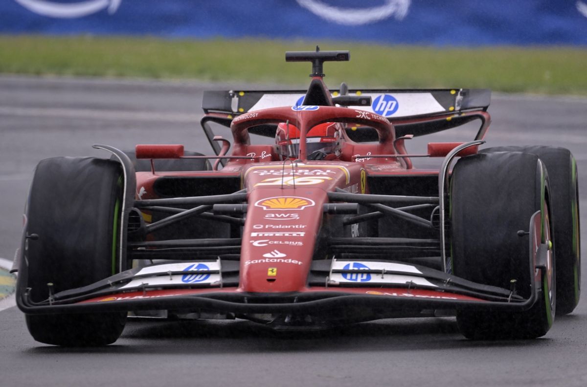 Jun 9, 2024; Montreal, Quebec, CAN; Ferrari driver Charles Leclerc (MCO) races during the Canadian Grand Prix at Circuit Gilles Villeneuve. Mandatory Credit: Eric Bolte-USA TODAY Sports