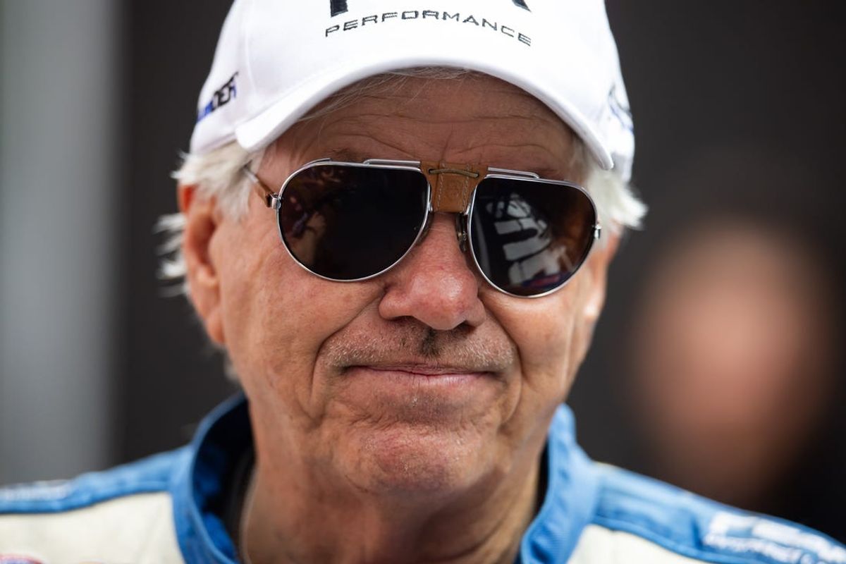 Jun 9, 2024; Bristol, TN, USA; NHRA funny car driver John Force during the Thunder Valley Nationals at Bristol Dragway. Mandatory Credit: Mark J. Rebilas-USA TODAY Sports