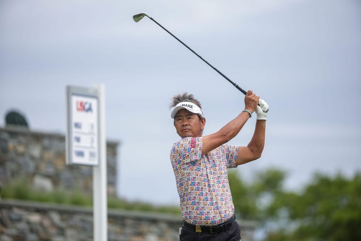 Hiroyuki Fujita. US Senior Open at Newport Country Club. Saturday, 6/29/24