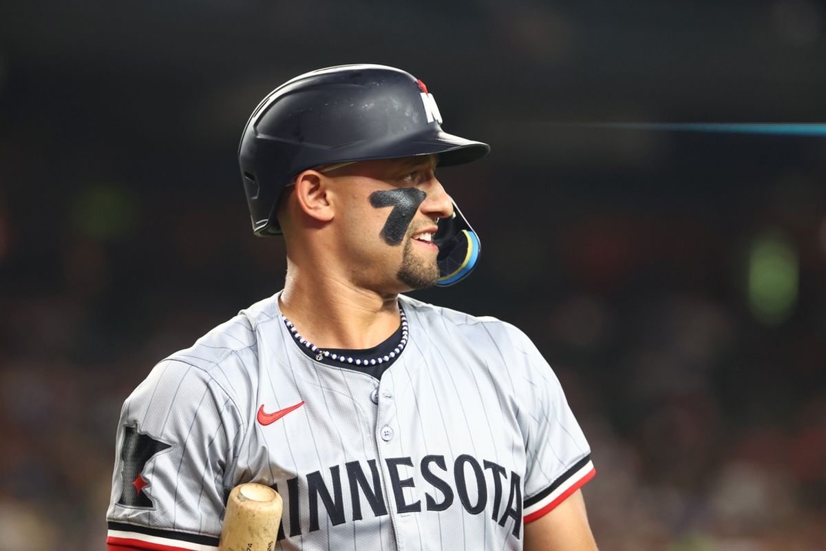 Jun 25, 2024; Phoenix, Arizona, USA; Minnesota Twins third baseman Royce Lewis against the Arizona Diamondbacks at Chase Field. Mandatory Credit: Mark J. Rebilas-USA TODAY Sports
