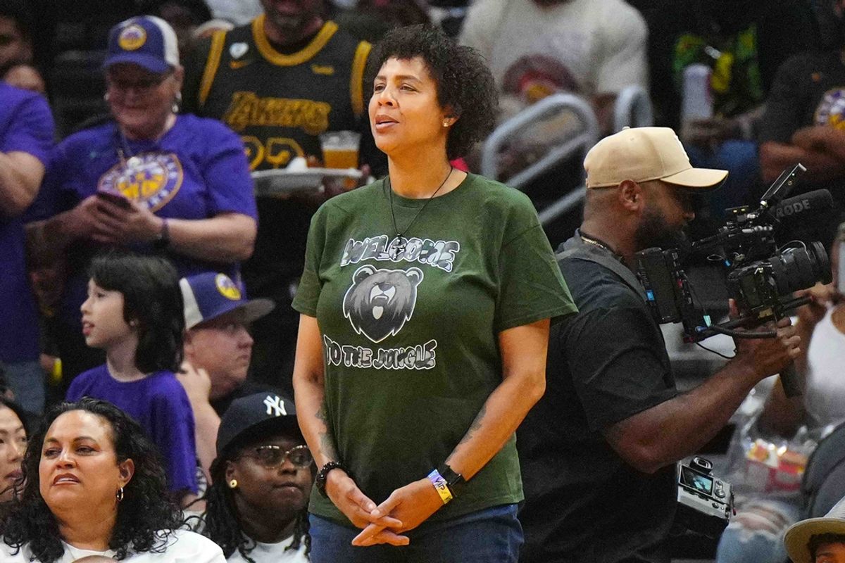 Jul 5, 2024; Los Angeles, California, USA; Cheryl Miller attends the WNBA game between the Las Vegas Aces and the LA Sparks at Crypto.com Arena. Mandatory Credit: Kirby Lee-USA TODAY Sports