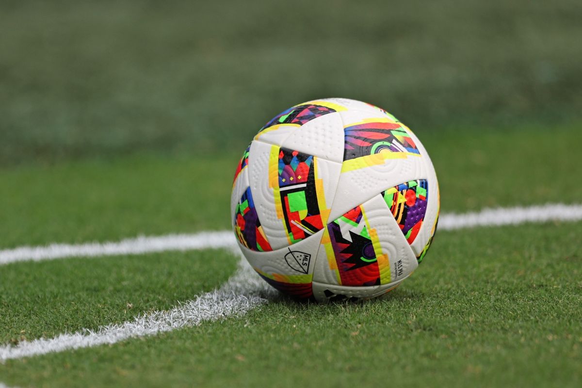 Jul 7, 2024; Kansas City, Kansas, USA; A general view of the game ball before the game between FC Dallas and Sporting Kansas City at Children's Mercy Park. Mandatory Credit: William Purnell-USA TODAY Sports
