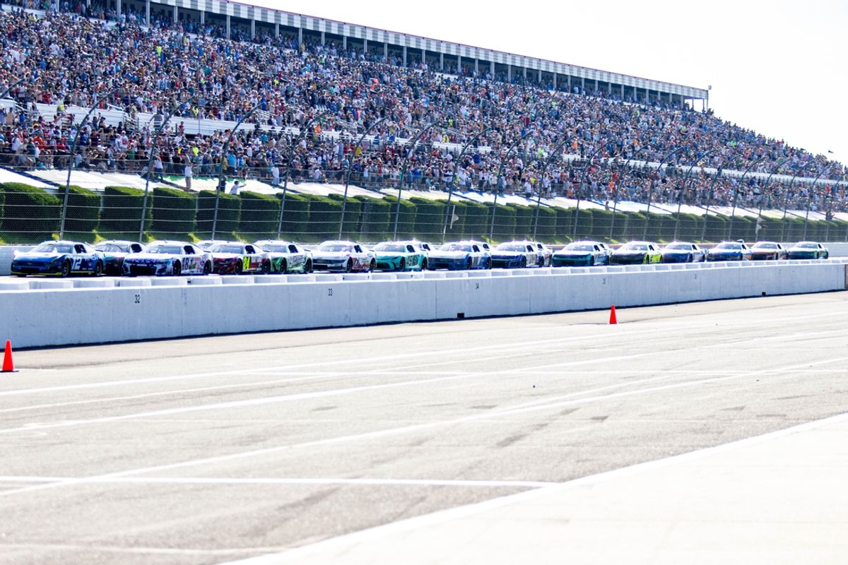 NASCAR Cup Series sets off at The Great American Getaway 400 at the Pocono Raceway on July 14, 2024