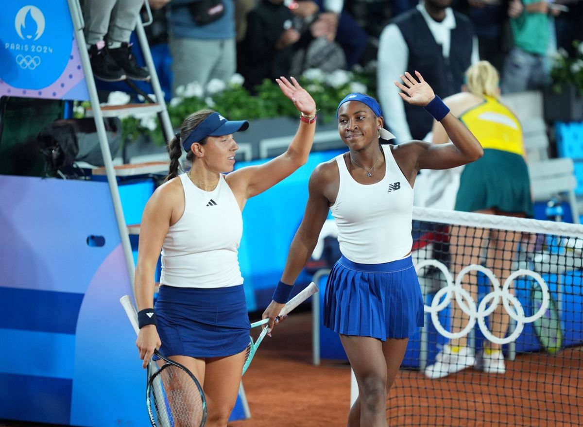 Top-ranked US women's doubles Coco Gauff and Jessica Pegula lost in a third-set tiebreak on Wednesday at Roland Garros. Mandatory Credit: Amber Searls-USA TODAY Sports