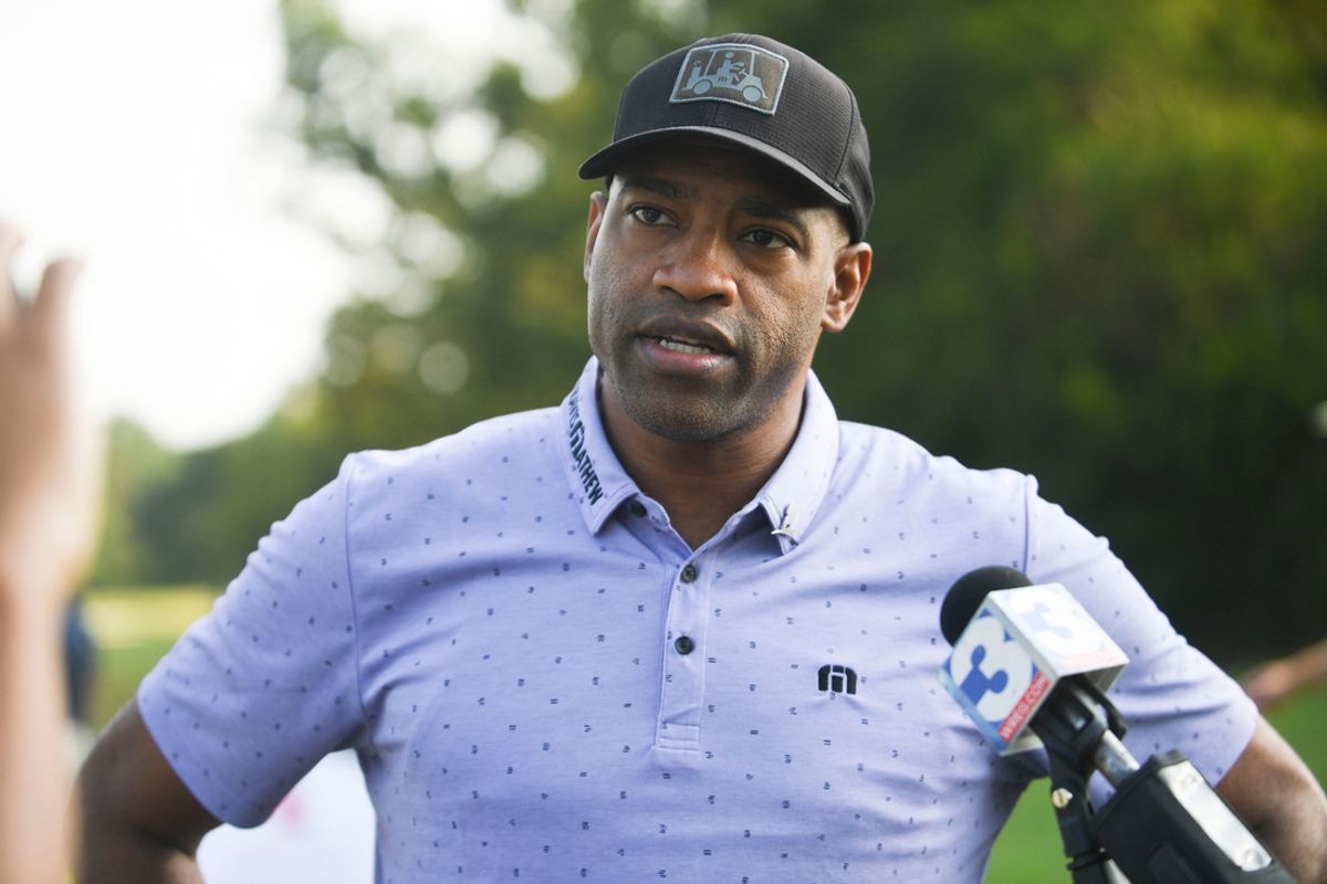 NBA Hall of Famer Vince Carter at the FedEx St. Jude Championship in Collierville, Tenn., on Aug. 15, 2024.