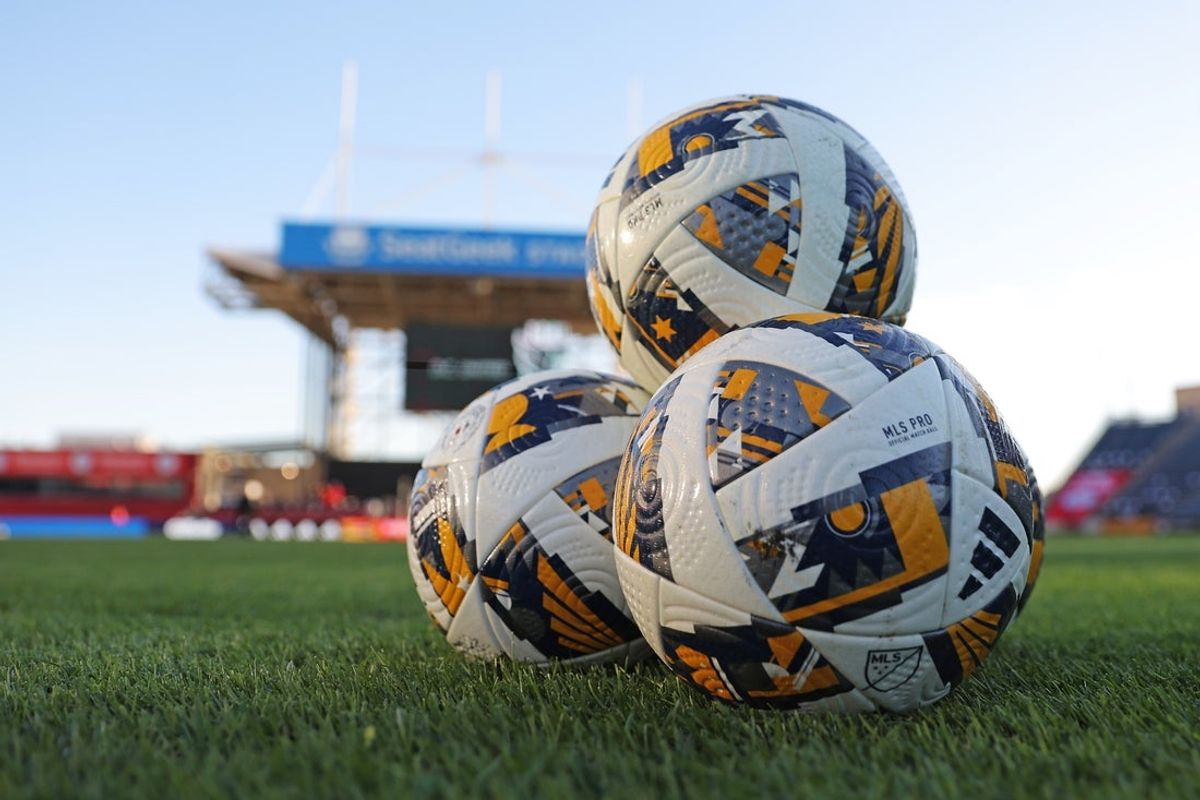 Sep 7, 2024; Chicago, Illinois, USA; A general view of the game balls before the game between D.C. United and Chicago Fire FC at SeatGeek Stadium. Mandatory Credit: Melissa Tamez-Imagn Images