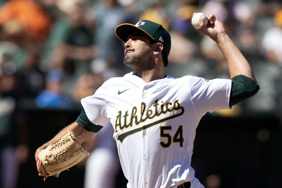 Sep 8, 2024; Oakland, California, USA; Oakland Athletics pitcher Scott Alexander (54) delivers a pitch against the Detroit Tigers during the seventh inning at Oakland-Alameda County Coliseum. Mandatory Credit: D. Ross Cameron-Imagn Images
