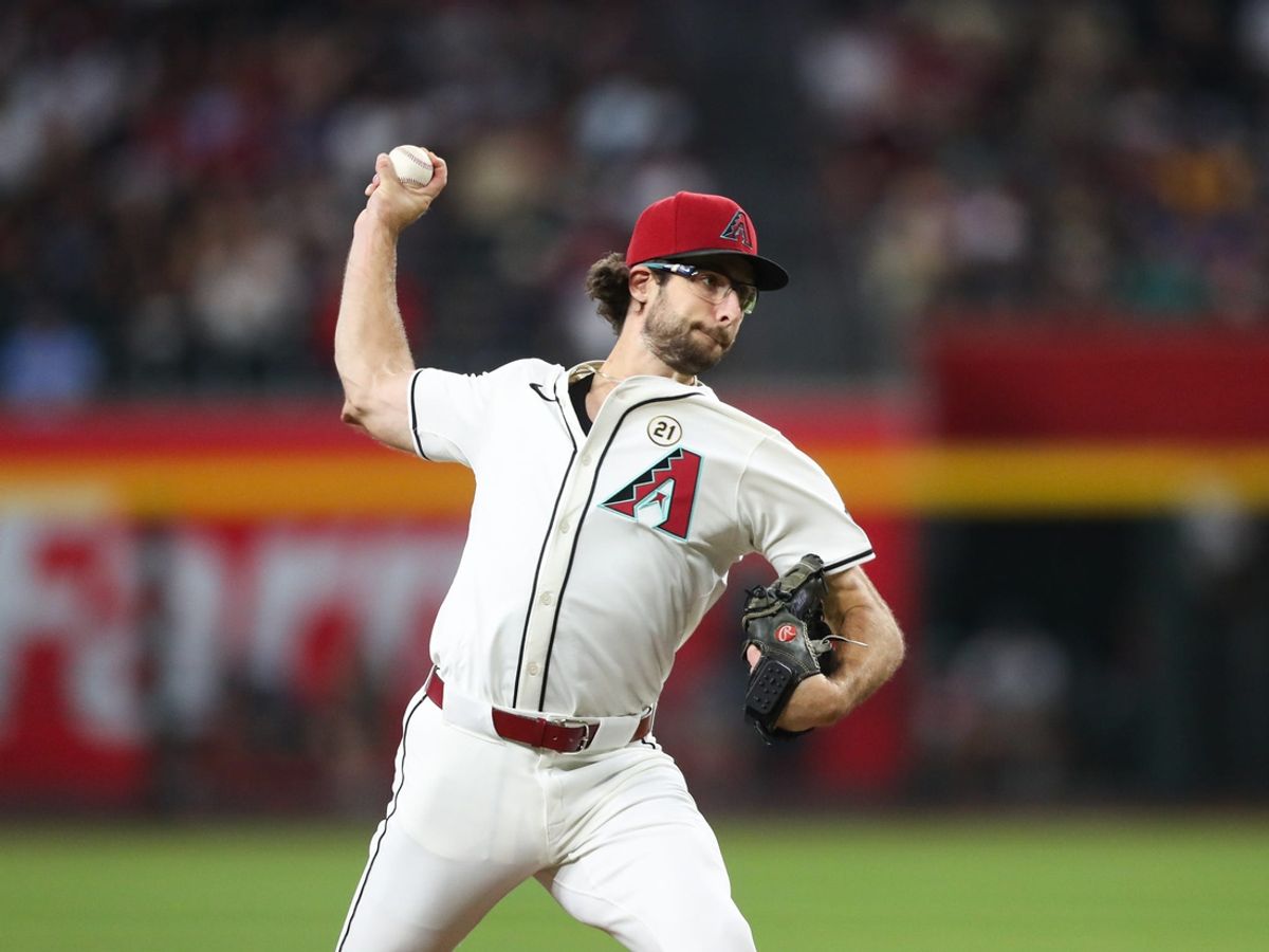 Arizona Diamondbacks pitcher Zac Gallen (23) delivers a pitch on Sept. 15, 2024 at Chase Field in Phoenix.