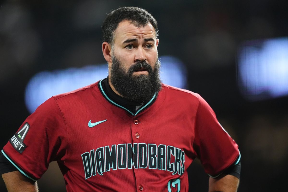 Sep 17, 2024; Denver, Colorado, USA; Arizona Diamondbacks second base Luis Guillorme (13) during the fourth inning against the Colorado Rockies at Coors Field. Mandatory Credit: Ron Chenoy-Imagn Images