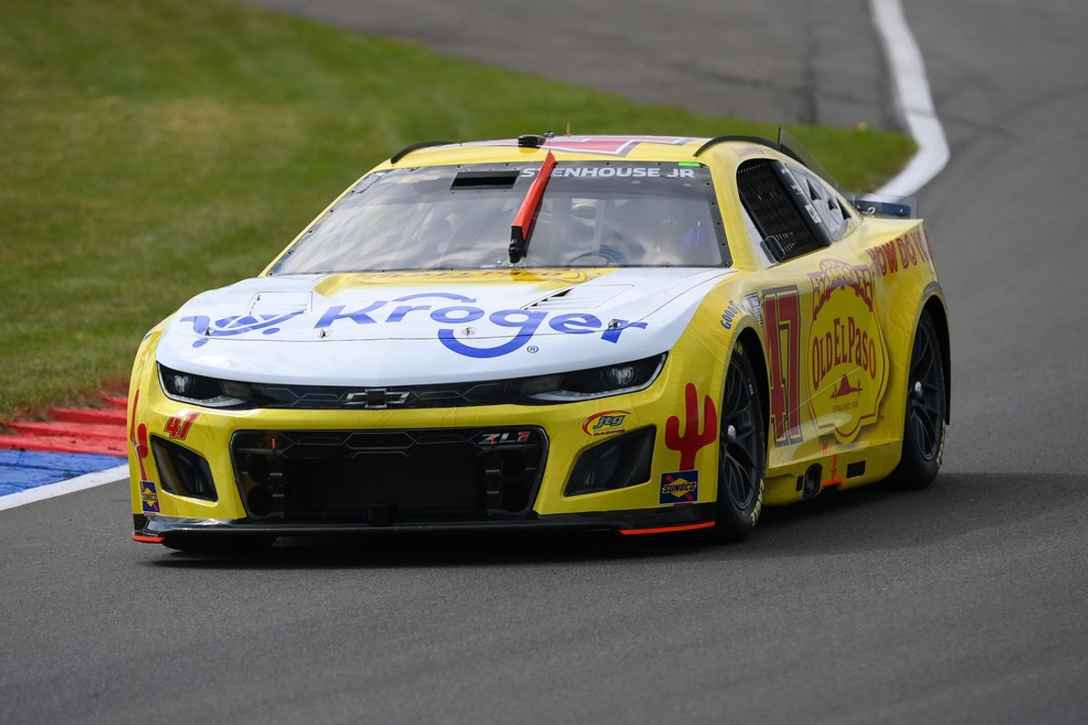 Sep 15, 2024; Watkins Glen, New York, USA; NASCAR Cup Series driver Ricky Stenhouse Jr. (47) during the Go Bowling at The Glen at Watkins Glen International. Mandatory Credit: Rich Barnes-Imagn Images