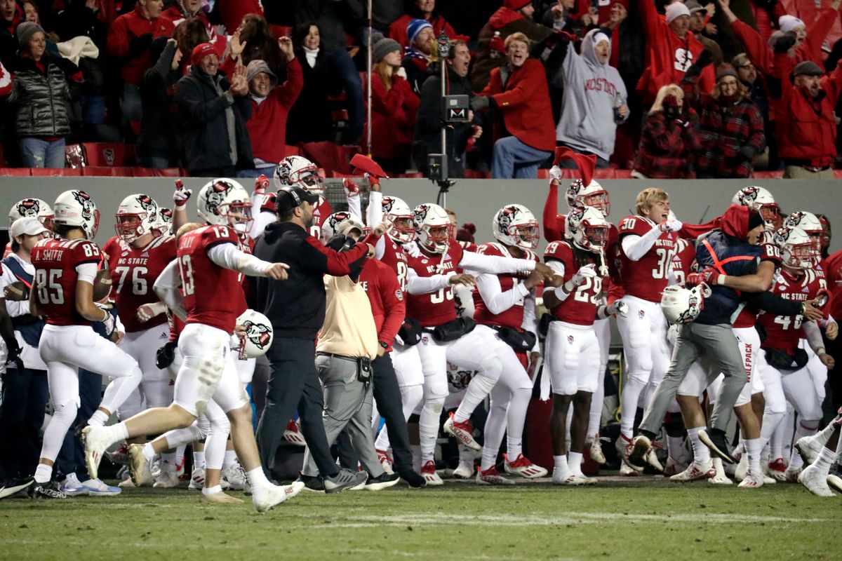 N.C. State rallied for a 34-30 win over North Carolina on Friday.