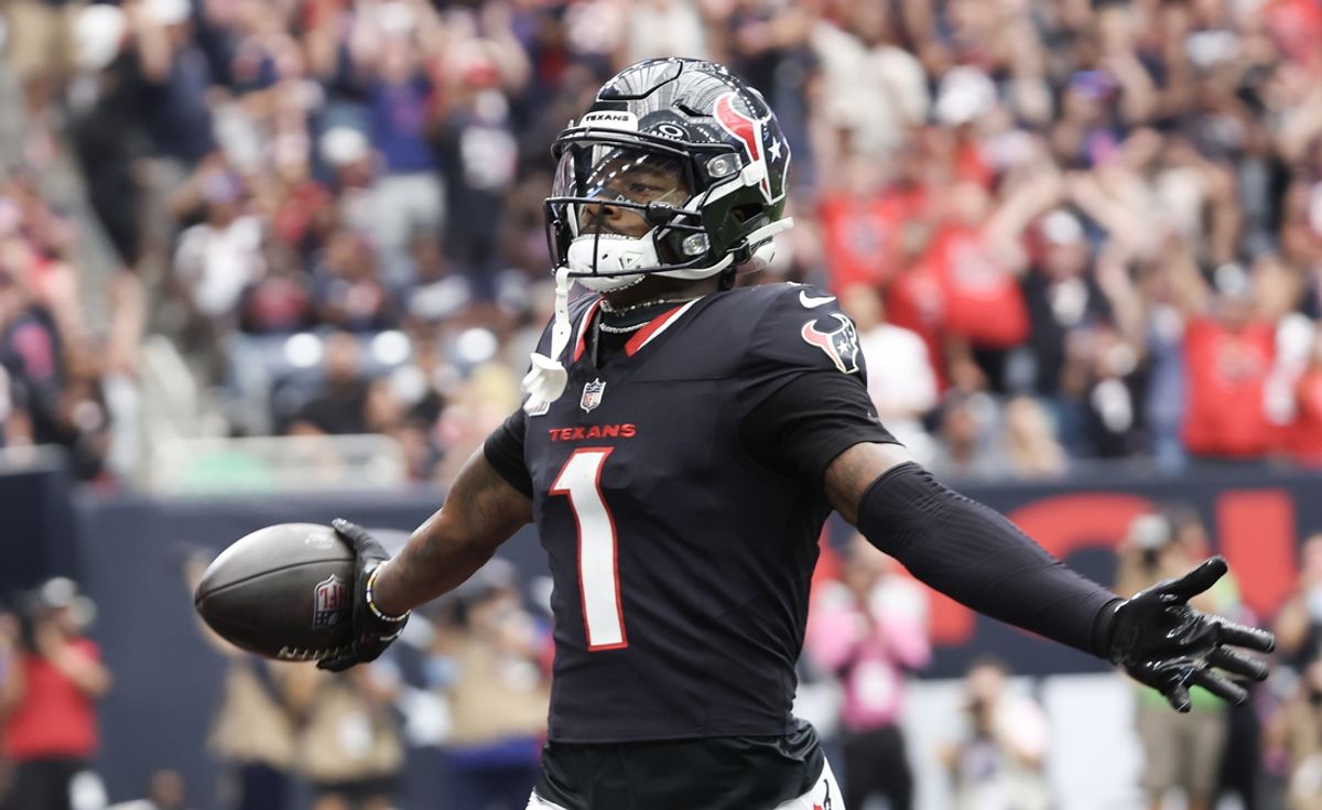 Texans wide receiver Stefon Diggs gets a chance to greet his previous team Sunday when the Buffalo Bills visit Houston in a matchup of 3-1 teams. Mandatory Credit: Thomas Shea-Imagn Images
