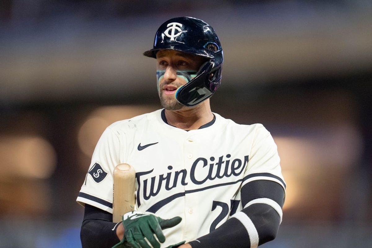 Sep 26, 2024; Minneapolis, Minnesota, USA; Minnesota Twins third baseman Royce Lewis (23). Mandatory Credit: Matt Blewett-Imagn Images