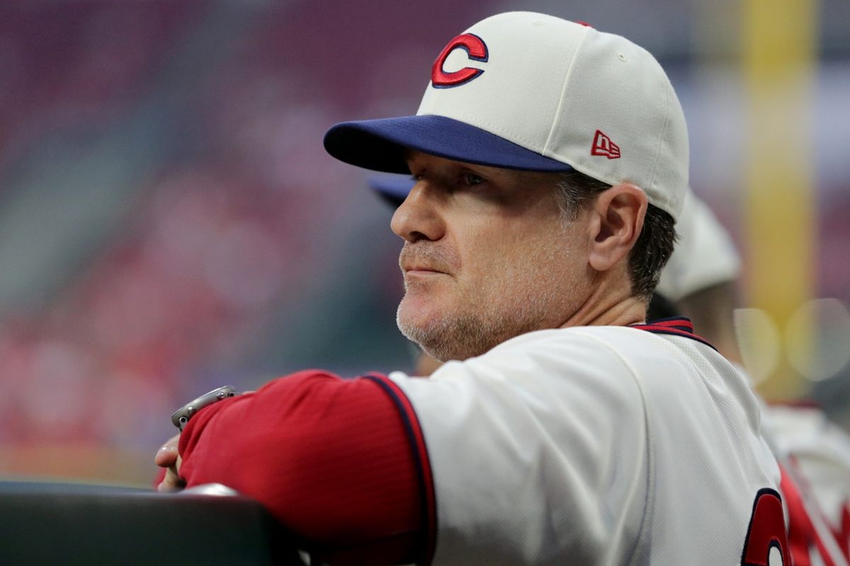 Reds manager David Bell (25) watches in the fourth inning against the Texas Rangers on June 15, 2019, at Great American Ball Park.