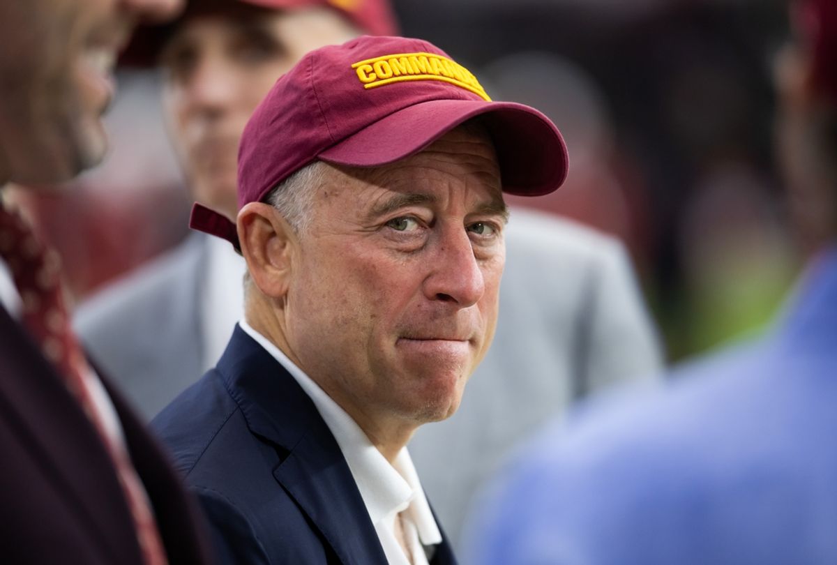 Sep 29, 2024; Glendale, Arizona, USA; Washington Commanders owner Josh Harris in attendance of the game against the Arizona Cardinals at State Farm Stadium. Mandatory Credit: Mark J. Rebilas-Imagn Images