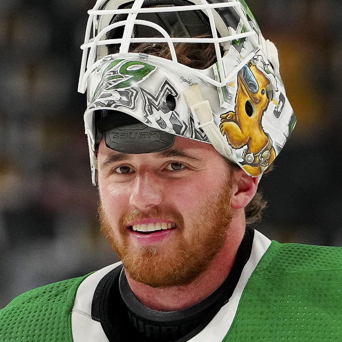 NHL Dallas Stars goaltender Jake Oettinger