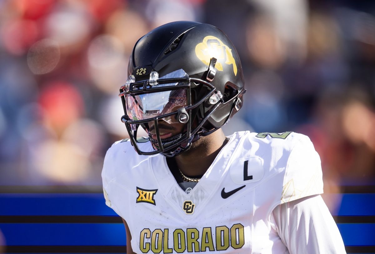 Oct 19, 2024; Tucson, Arizona, USA; Colorado quarterback Shedeur Sanders (2) at Arizona Stadium. Mandatory Credit: Mark J. Rebilas-Imagn Images