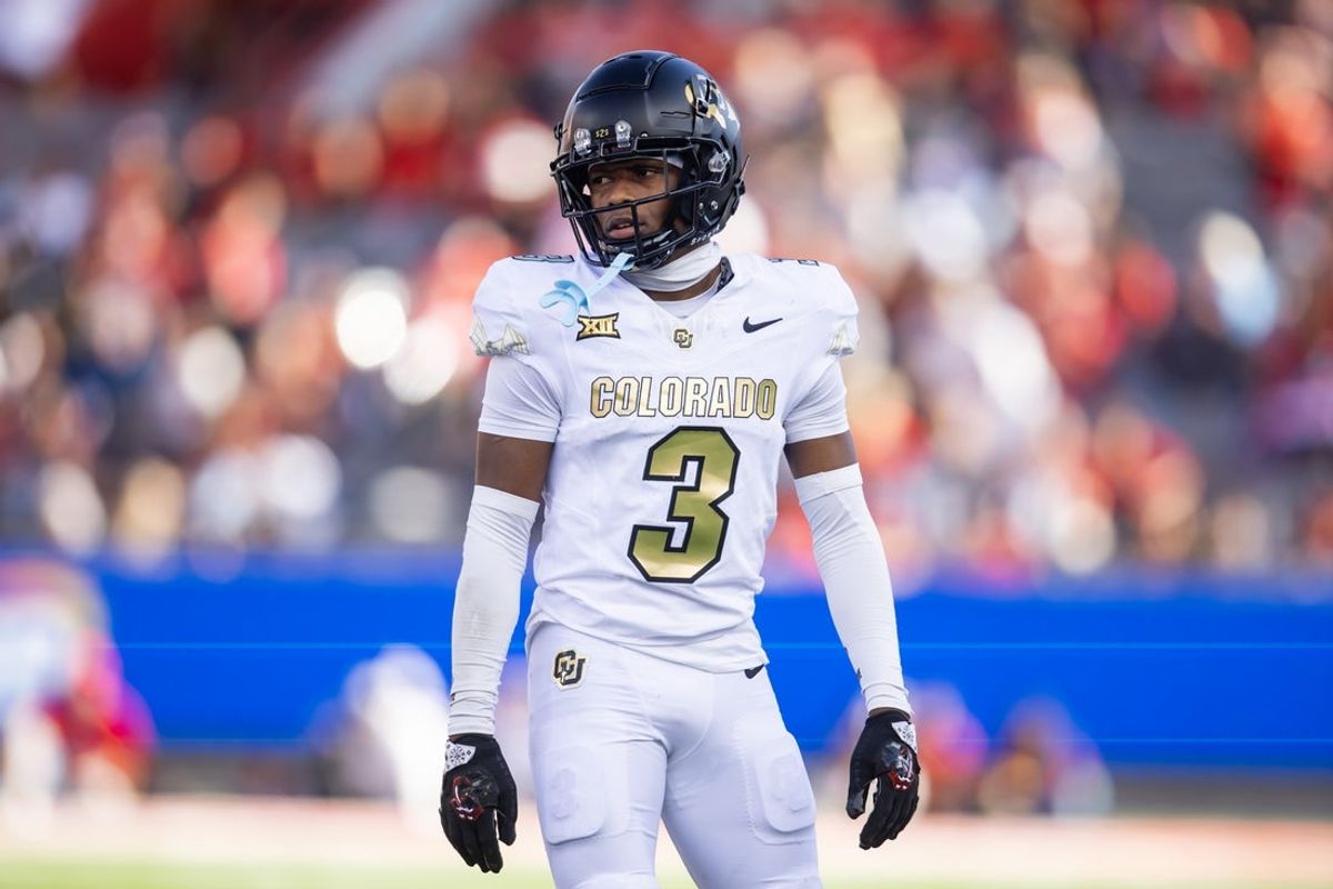 Oct 19, 2024; Tucson, Arizona, USA; Colorado Buffalos cornerback Colton Hood (3) against the Arizona Wildcats at Arizona Stadium. Mandatory Credit: Mark J. Rebilas-Imagn Images