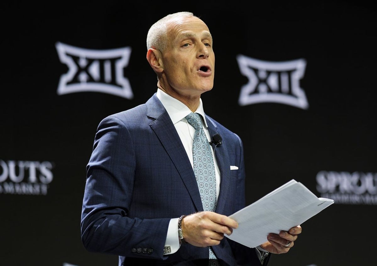 Big 12 Commissioner Brett Yormark. Mandatory Credit: Jay Biggerstaff-Imagn Images