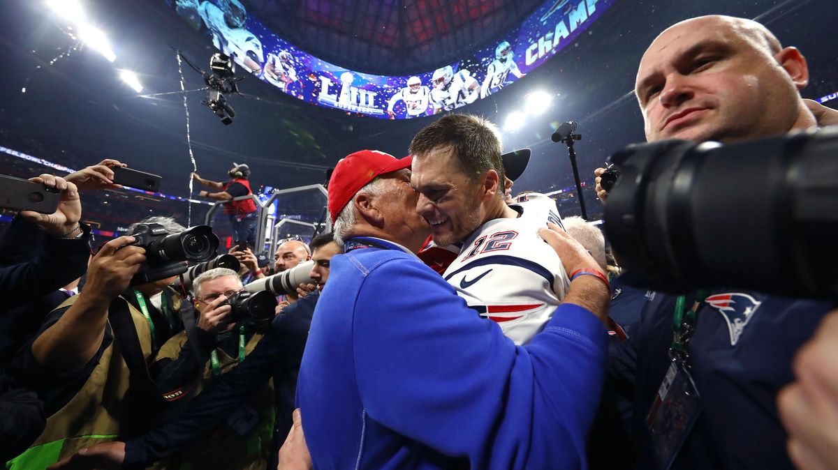Tom Brady Sr. and his son