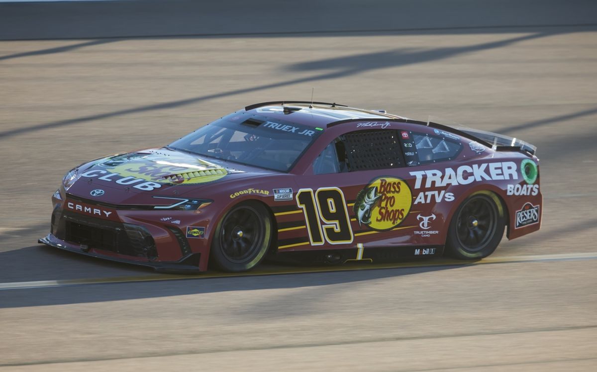 Nov 8, 2024; Avondale, Arizona, USA; NASCAR Cup Series driver Martin Truex Jr (19) during practice for the NASCAR Championship race at Phoenix Raceway. Mandatory Credit: Mark J. Rebilas-Imagn Images