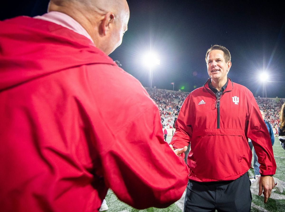 Indiana Head Coach Curt Cignetti has the Hoosiers (10-0) in the Big Ten and college football spotlight with Ohio State up next.