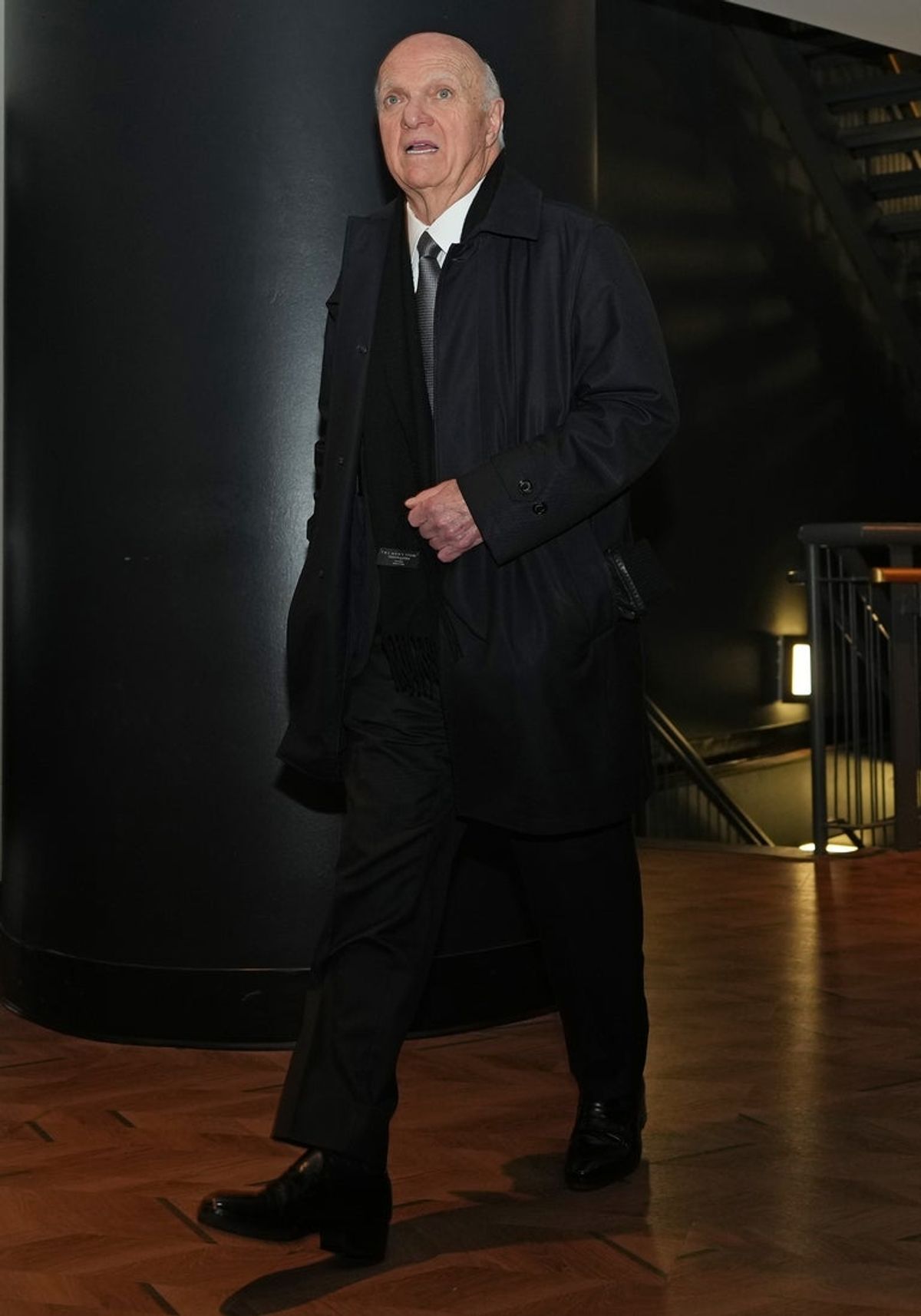 Dec 31, 2024; Toronto, Ontario, CAN; New York Islanders President of hockey operations Lou Lamoriello arrives at the Scotiabank Arena before a game against the Toronto Maple Leafs. Mandatory Credit: Nick Turchiaro-Imagn Images