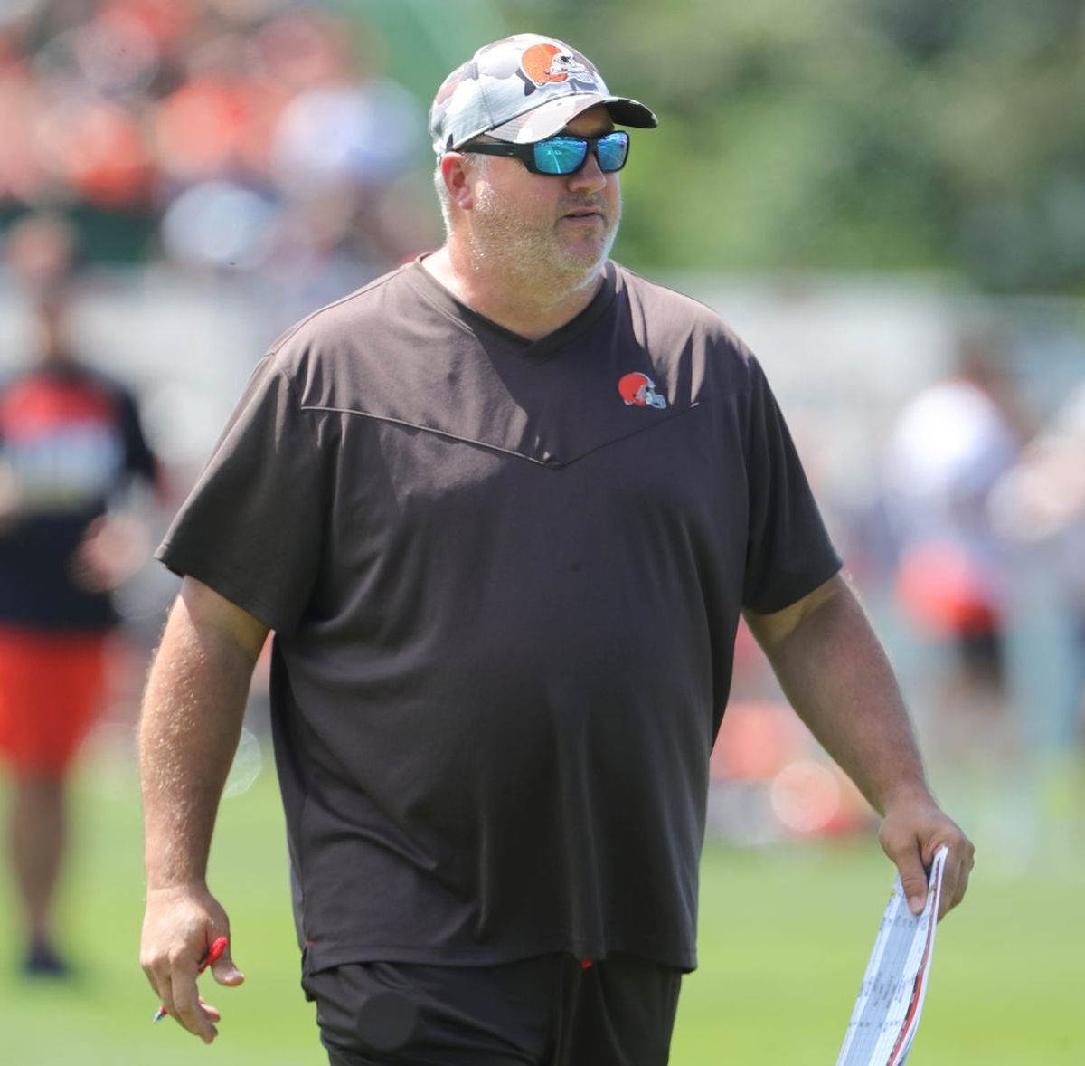 Cleveland Browns offensive coordinator Alex Van Pelt during training camp on Saturday, July 30, 2022, in Berea.