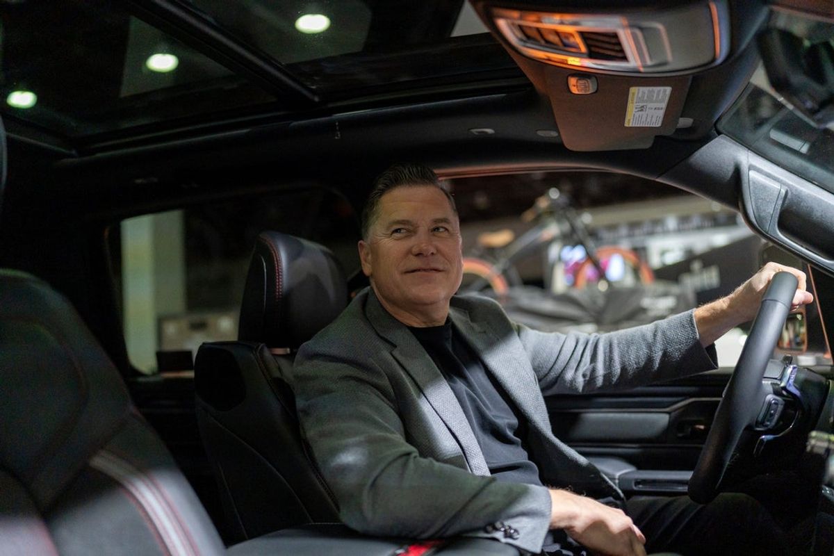 Tim Kuniskis is back in charge of Ram. He spoke with the Free Press on Friday during the Detroit Auto Show about his decision to retire and return to lead the Stellantis brand last year.