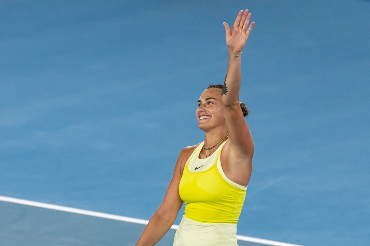 No. 1 Aryna Sabalenka goes for her third consecutive women's singles title at the 2025 Australian Open at Melbourne Park on Saturday. Mandatory Credit: Mike Frey-Imagn Images