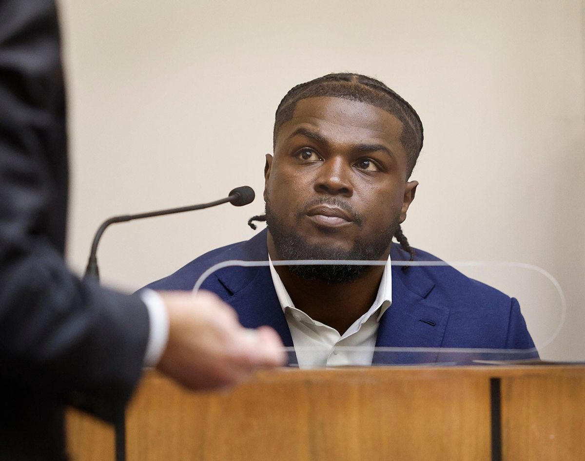 Peppers takes the stand in his own defense.

New England Patriots captain Jabrill Peppers on pleads guilty to cocaine possession before his domestic assault case in Quincy District Court after an October 4, 2024 incident in Braintree. Thursday, January 23, 2025

Greg Derr/ The Patriot Ledger Pool