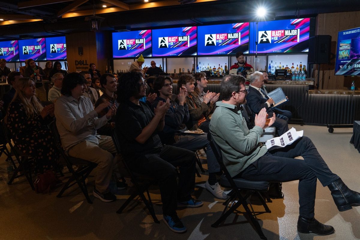 Counter-Strike fans attend the Austin Major press conference at The Moody Center Wednesday, Feb. 12, 2025. Austin will be the host city for the Counter-Strike Austin Major esports tournament in June 2025.