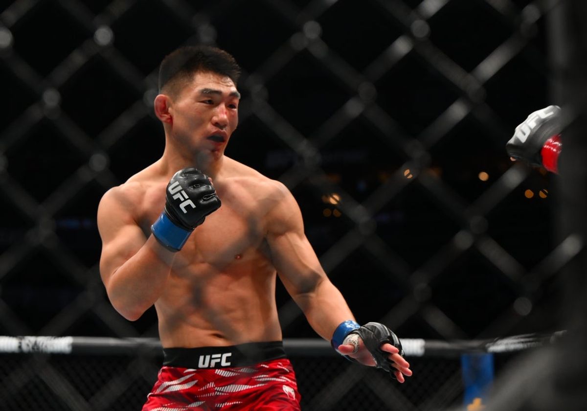 UFC bantamweight Song Yadong. Mandatory Credit: Steven Bisig-Imagn Images
