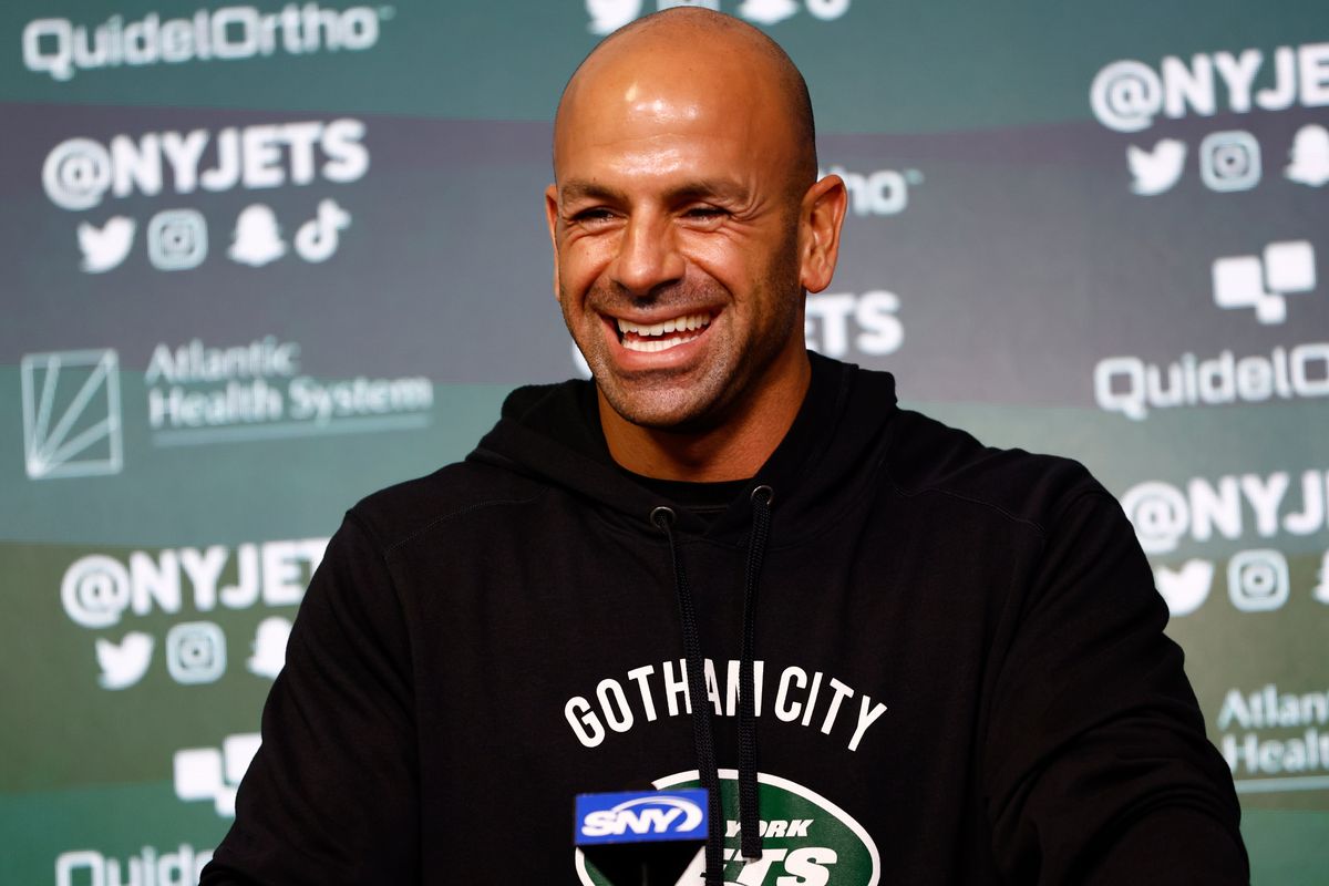 New York Jets head coach Robert Saleh