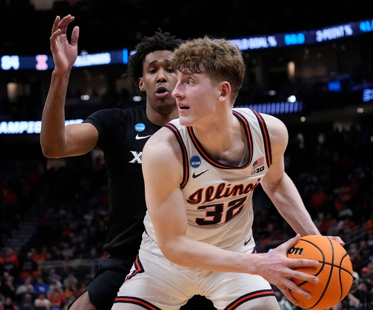 Illinois guard Kasparas Jakucionis is projected as a top-10 NBA draft pick.