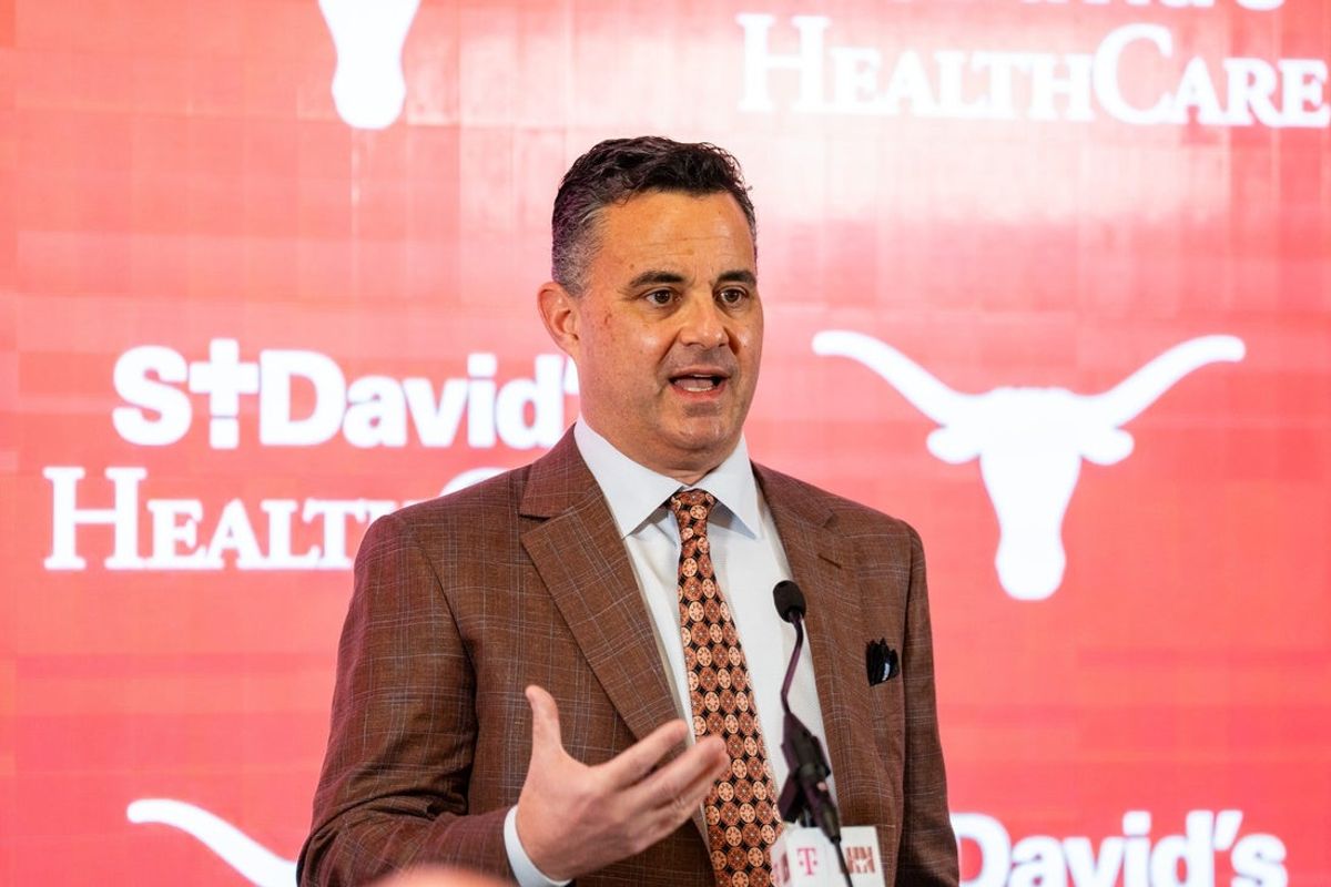The University of Texas announces Sean Miller as their new men's basketball coach Tuesday, March 25, 2025.