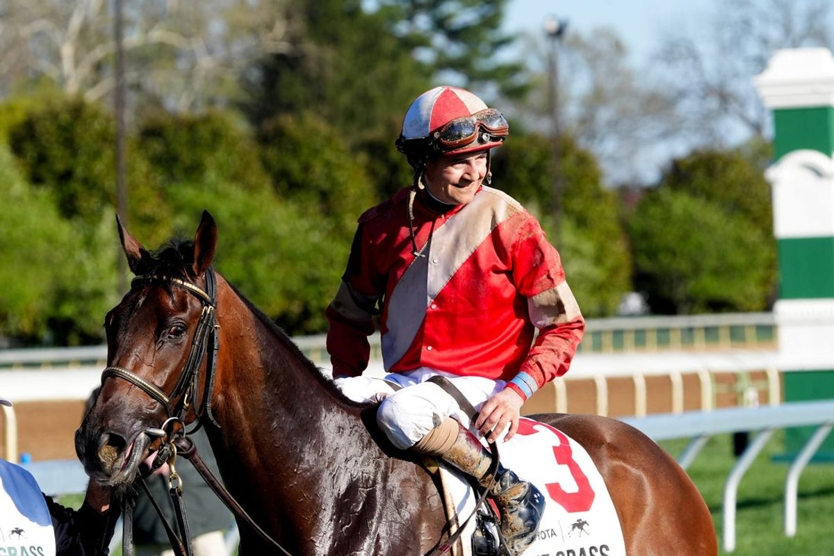 Brian J, Hernandez Jr, ridding in Burnham Square, won the Blue Grass Stakes at Keeneland Tuesday afternoon.
April 8, 2025