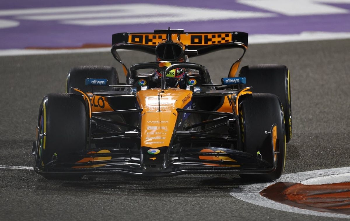 [US, Mexico & Canada customers only] April 13, 2025; Sakhir, BAHRAIN; Oscar Piastri during the F1 Bahrain Grand Prix at the Bahrain International Circuit. Mandatory Credit: Rula Rouhana/Reuters via Imagn Images